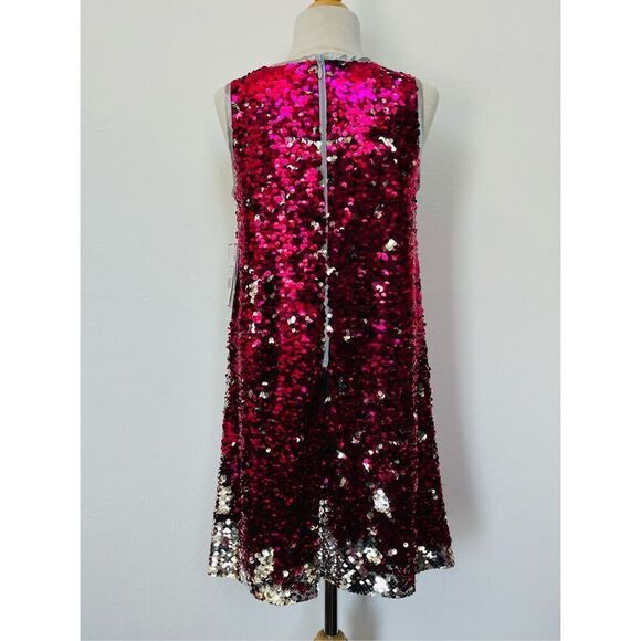 NEW Lavender by Us Angels Girls 7/8 Reversable Sequin Sleeveless Party Dress - Picture 5 of 9